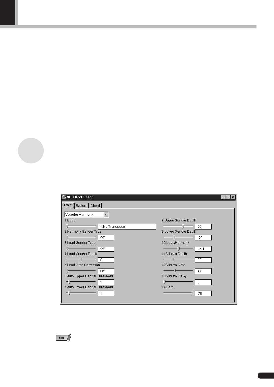 About the vh effect editor in xgworks, Opening the vh effect editor | Yamaha PLG100-VH User Manual | Page 11 / 32