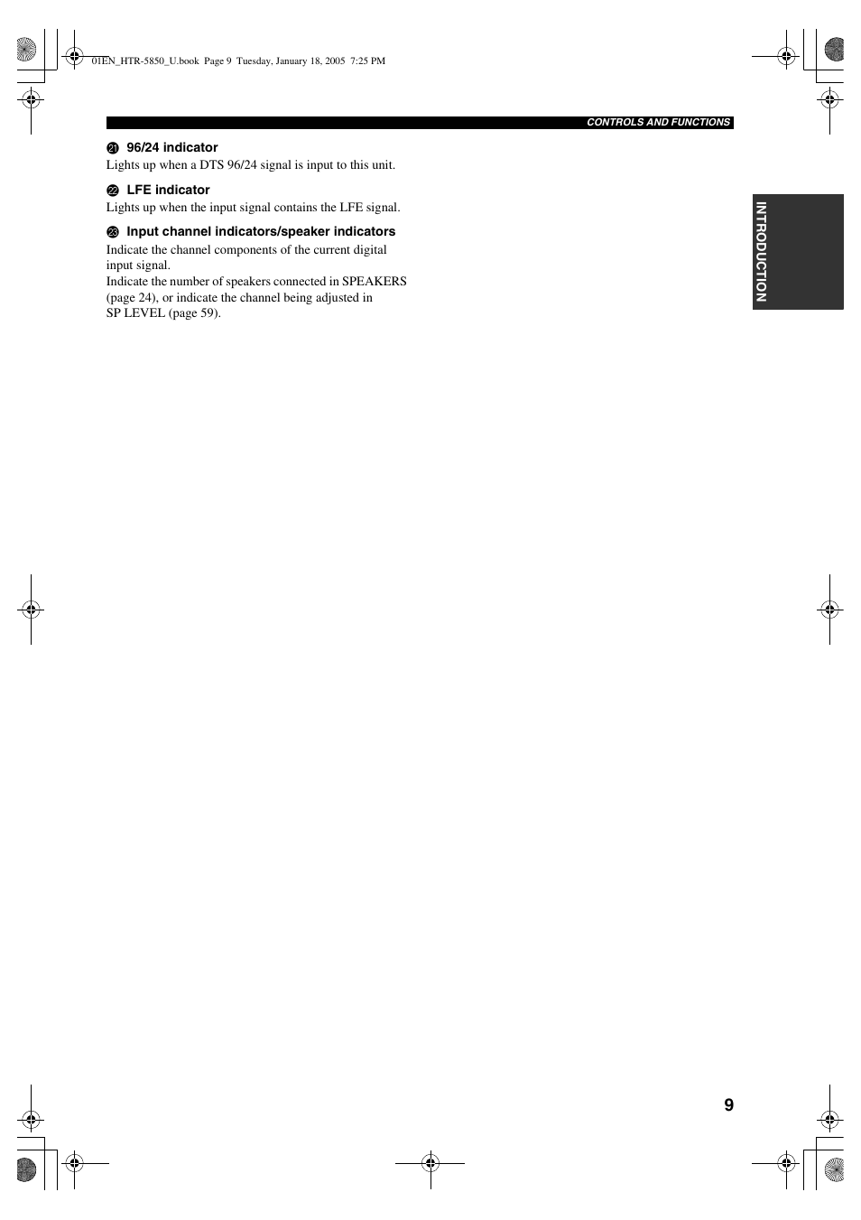 Yamaha HTR-5850 User Manual | Page 13 / 91