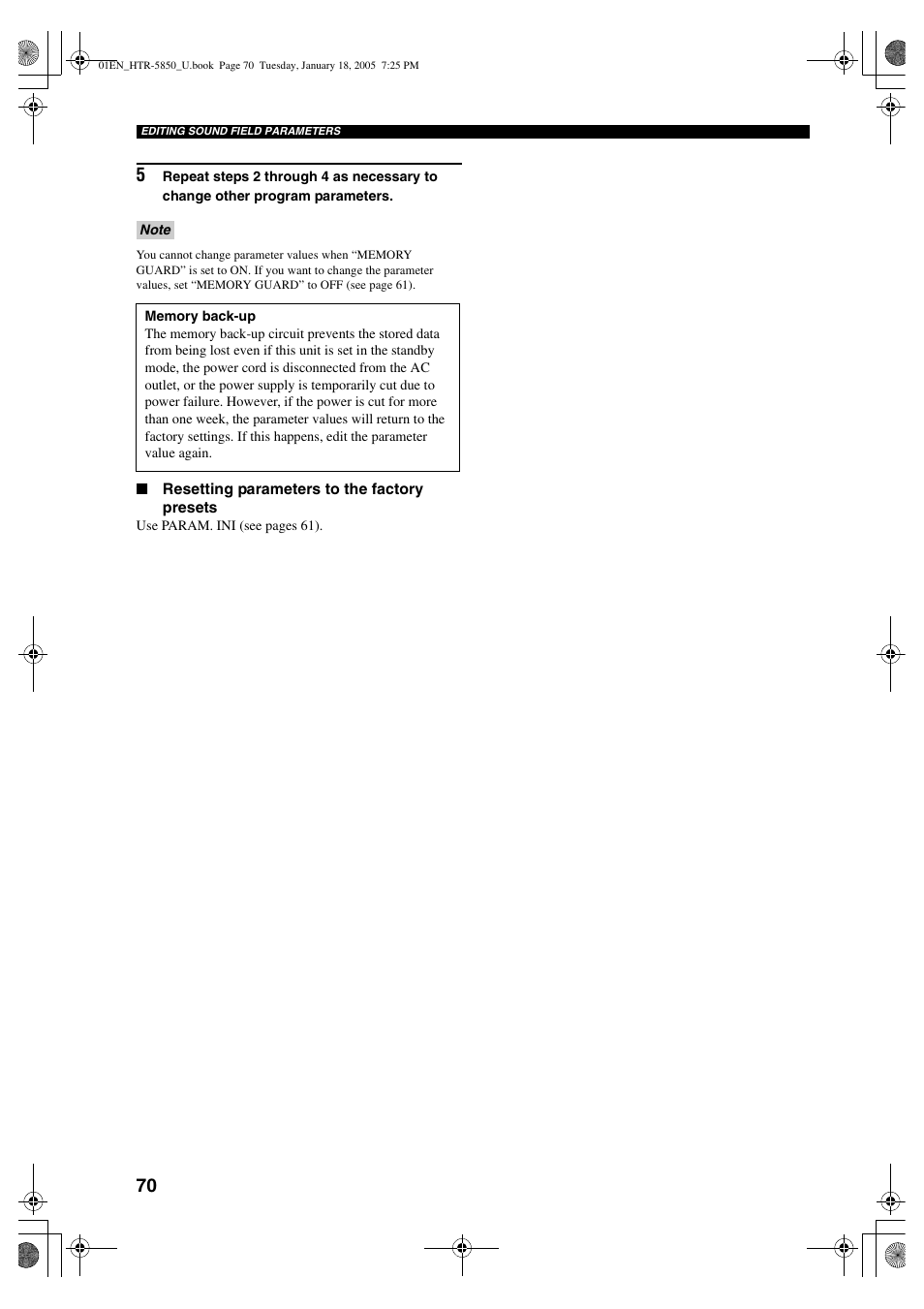 Yamaha HTR-5850 User Manual | Page 74 / 91