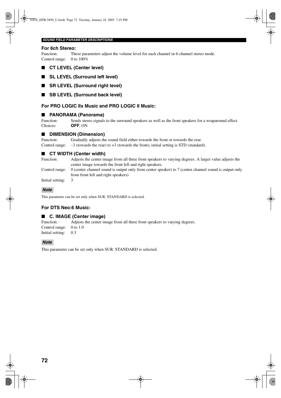 Yamaha HTR-5850 User Manual | Page 76 / 91