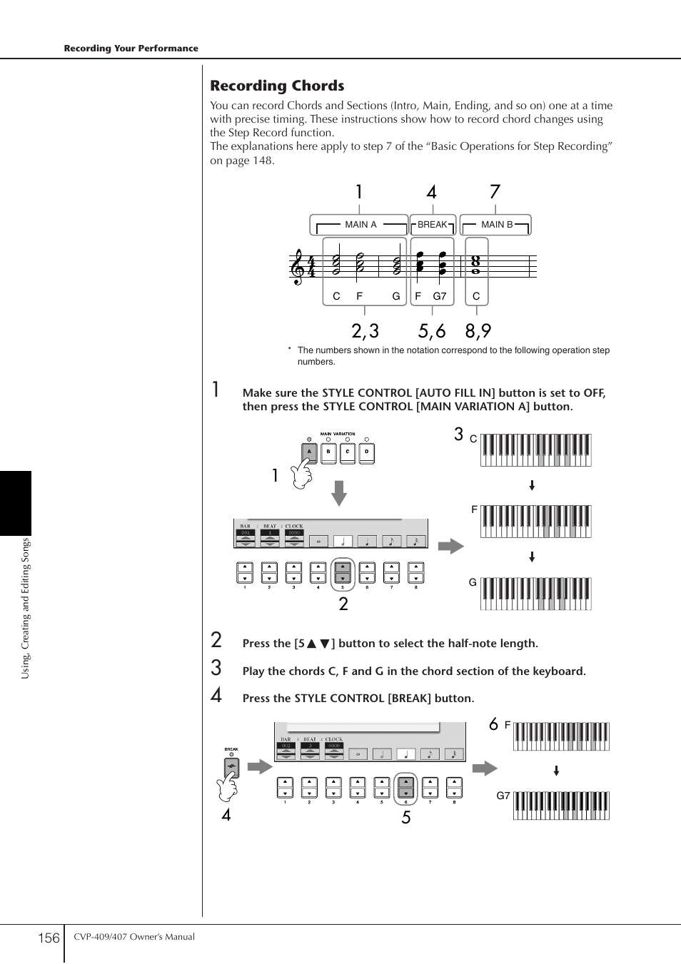 Yamaha CVP-409 User Manual | Page 156 / 226