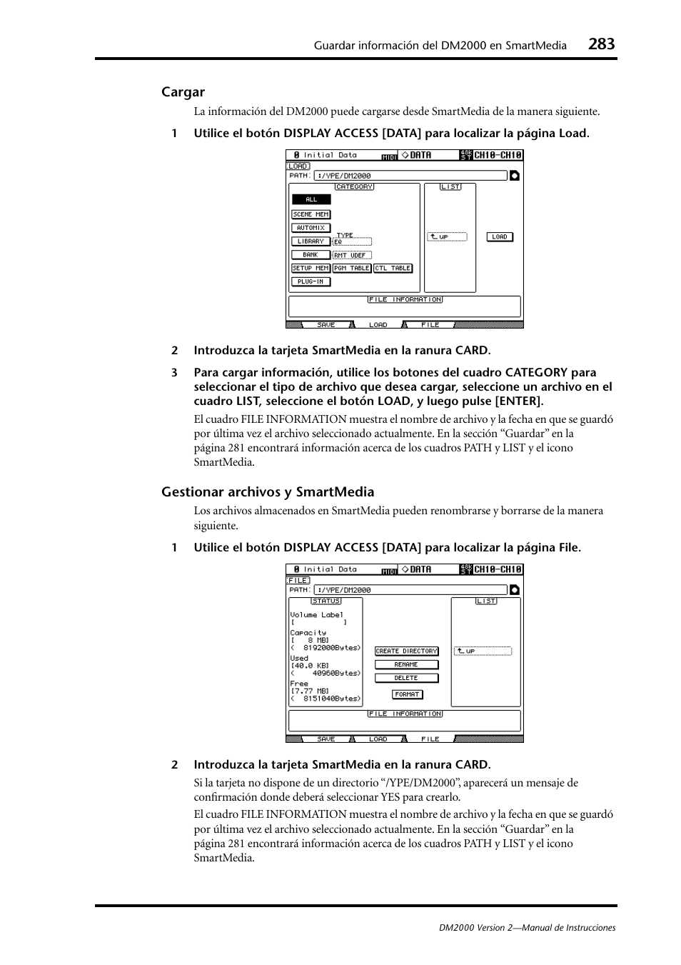 Yamaha DM 2000 User Manual | Page 283 / 410