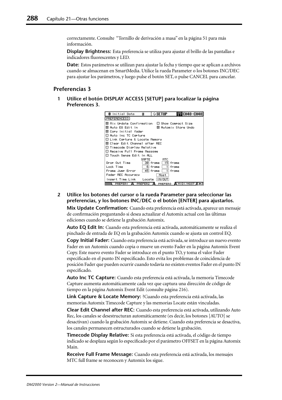 Yamaha DM 2000 User Manual | Page 288 / 410