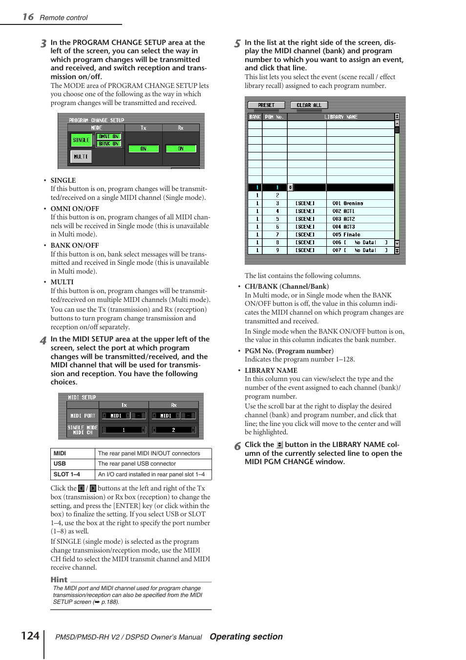 Yamaha DSP5D User Manual | Page 124 / 409