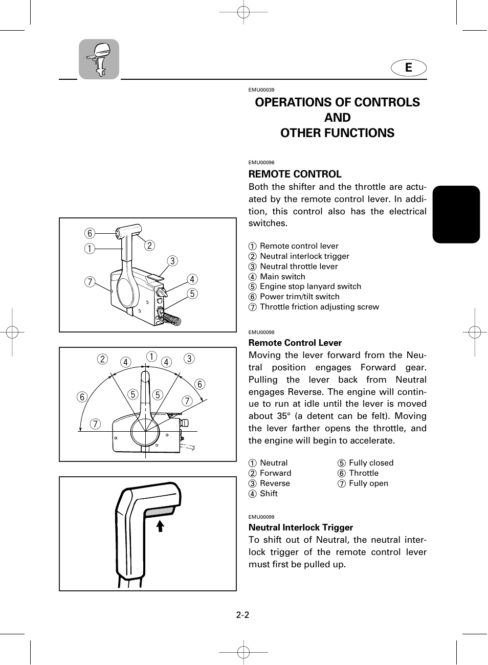 Operations of controls and other functions | Yamaha F100A User Manual | Page 27 / 115