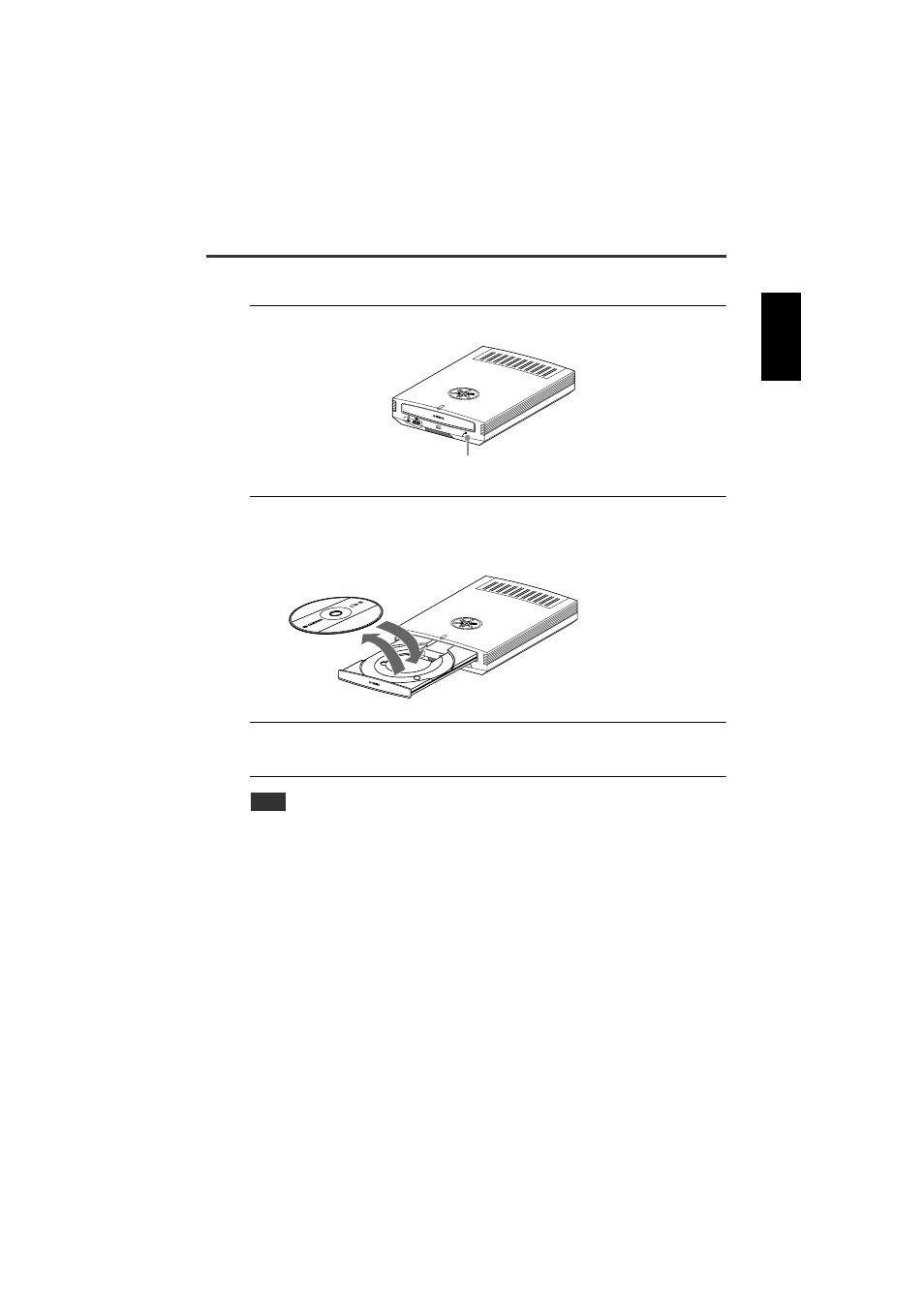 Loading/ejecting a disc | Yamaha CD Recordable/Rewritable Drive CRW-F1UX User Manual | Page 31 / 50