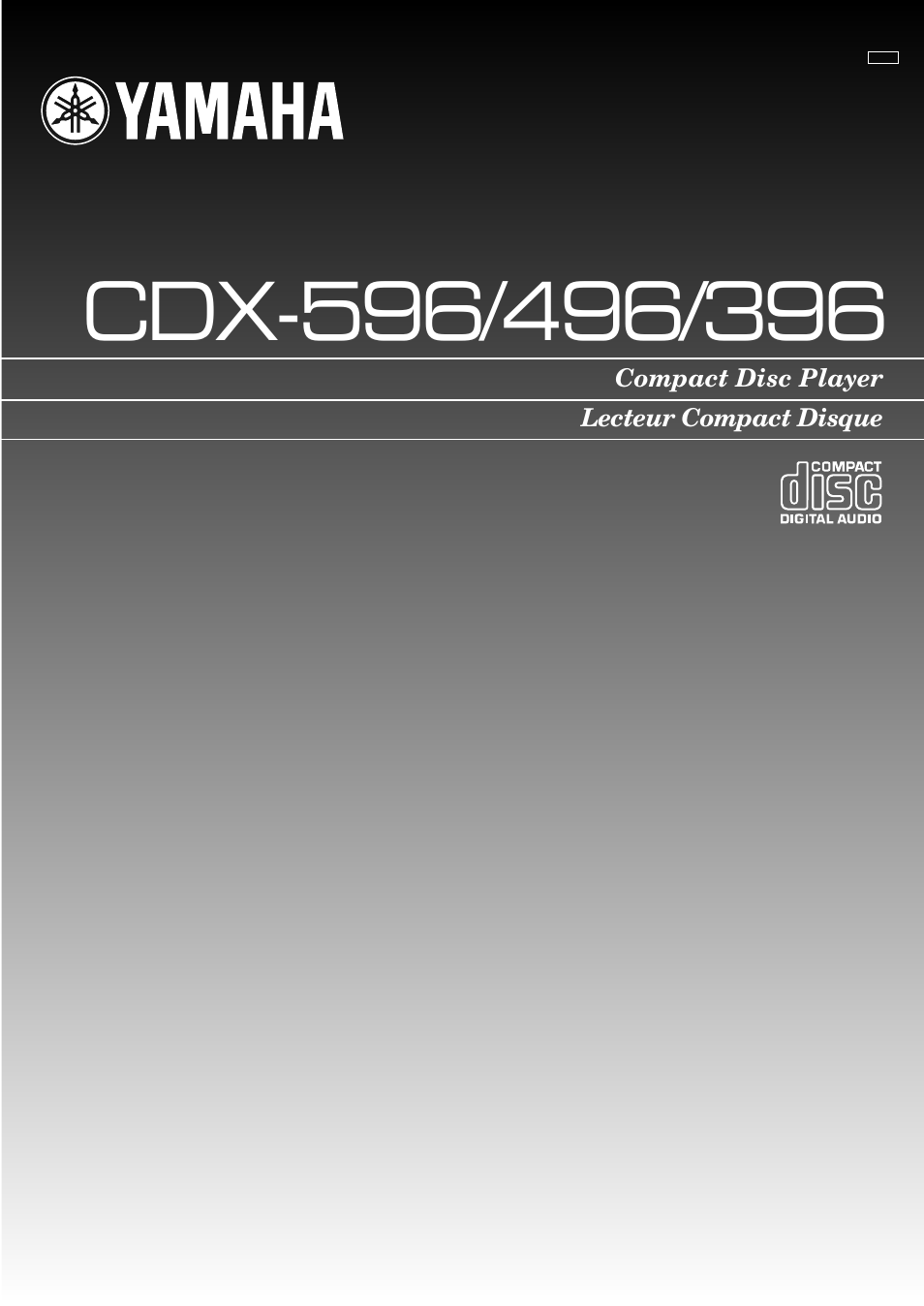 Yamaha CDX-596 User Manual | 28 pages