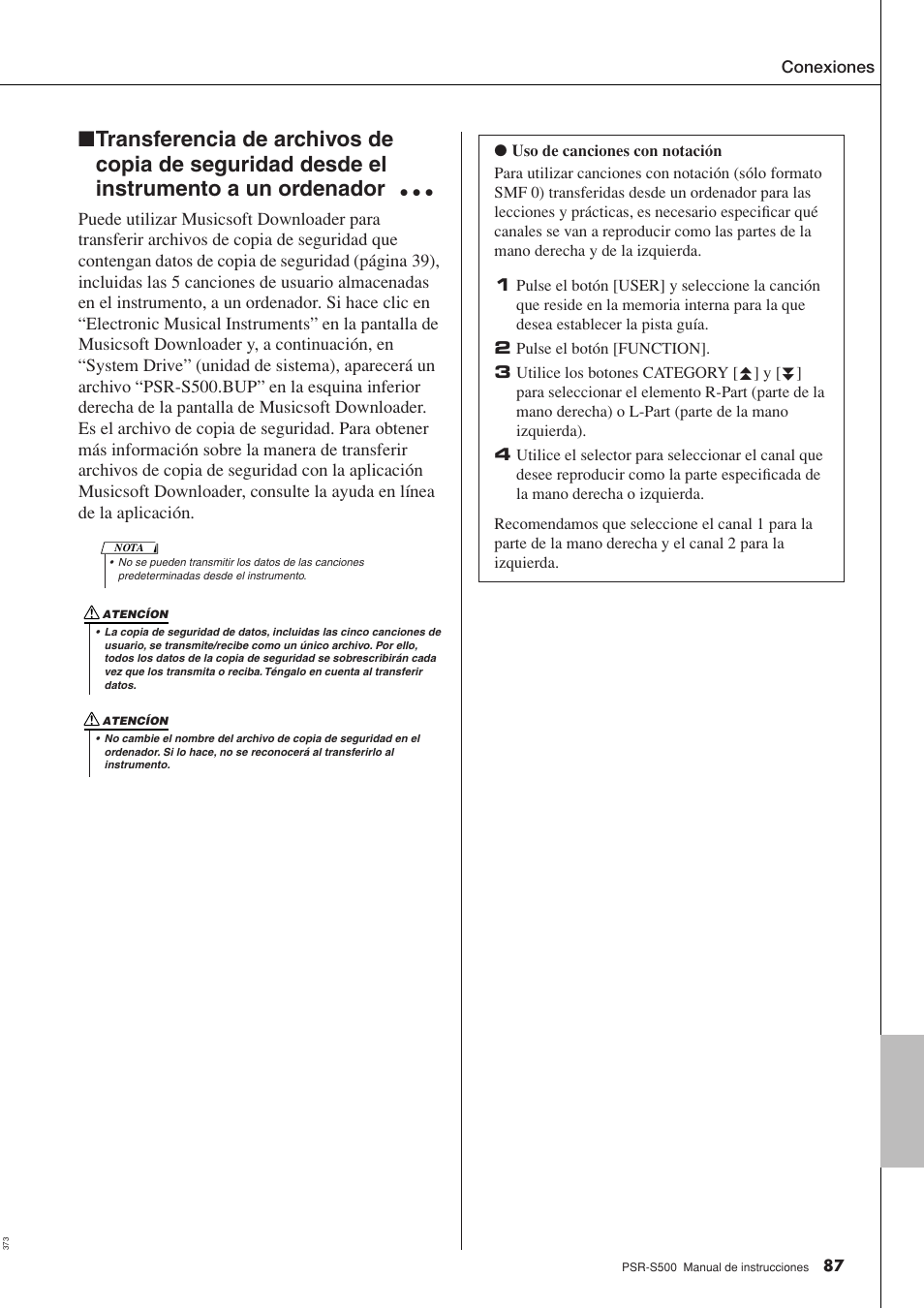 Yamaha WH27910 User Manual | Page 87 / 122