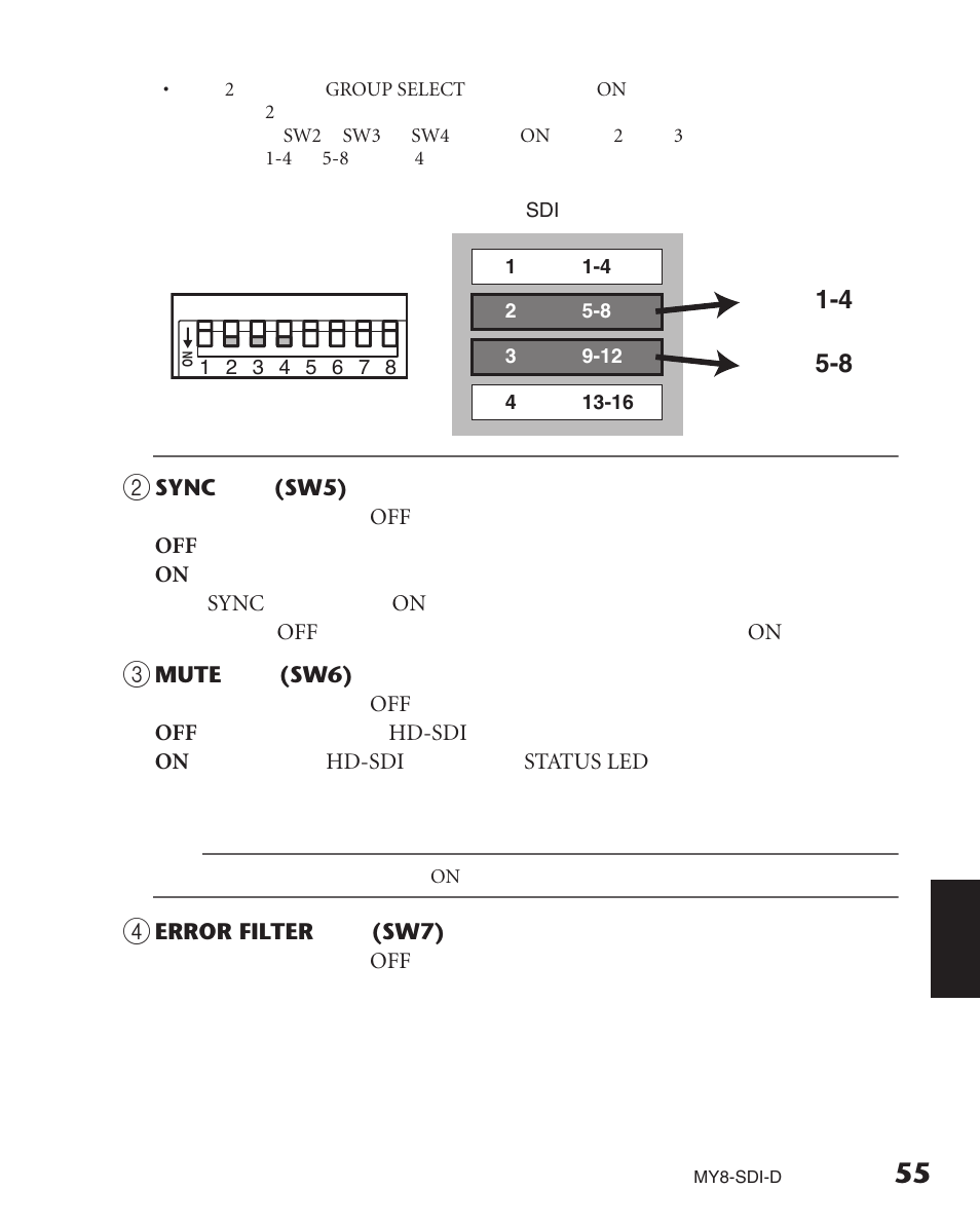 Yamaha MY8-SDI-D User Manual | Page 7 / 17