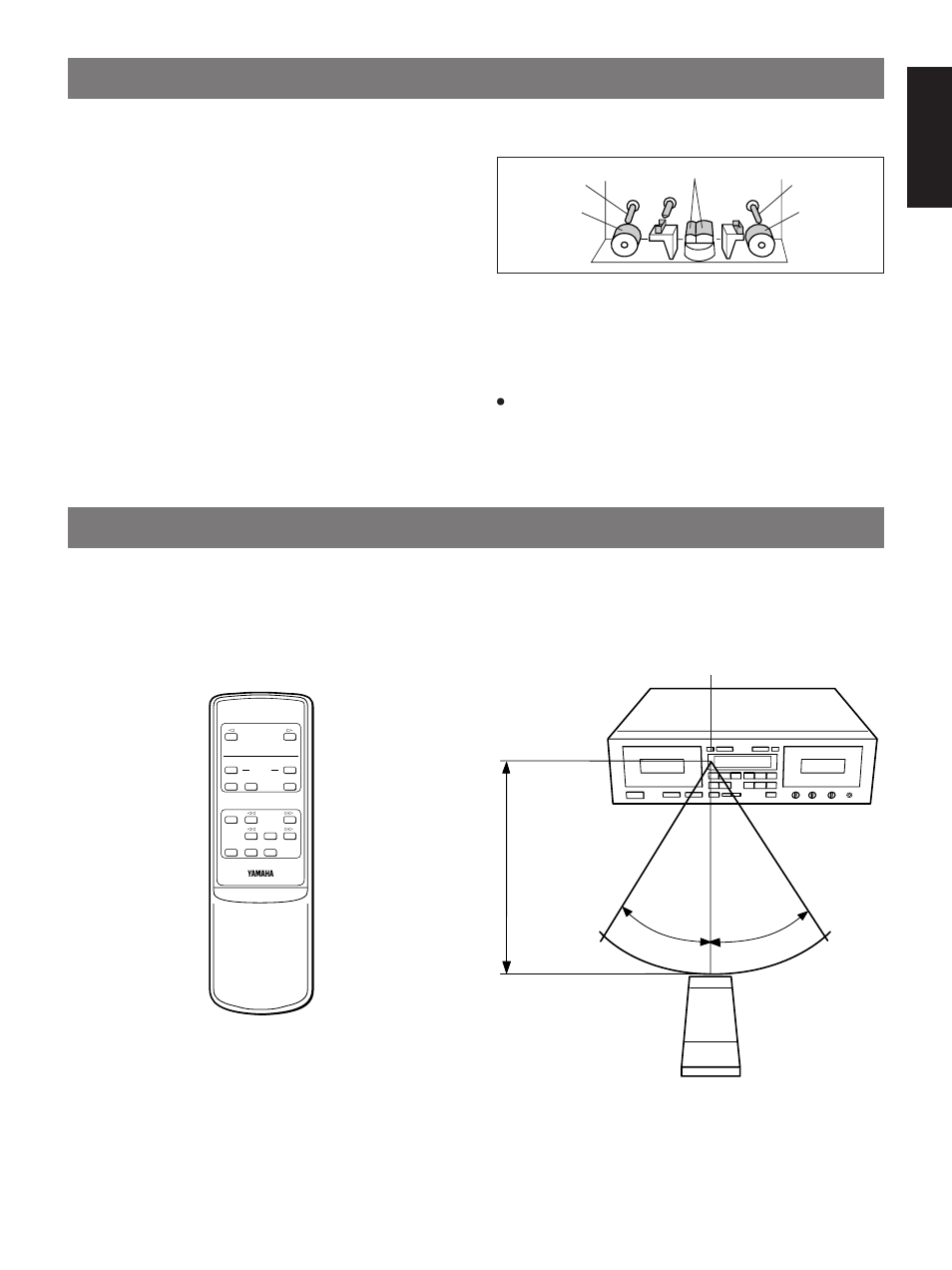 Maintenance, Optional remote control transmitter | Yamaha Natural Sound Stereo Cassette Deck KX-W421 User Manual | Page 15 / 18