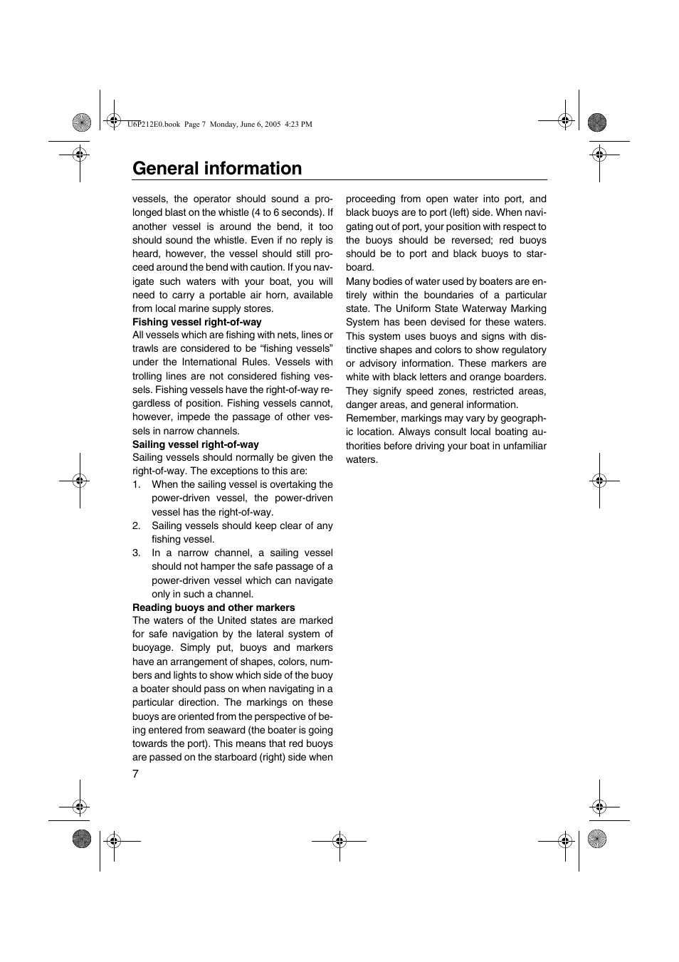 General information | Yamaha F250 LF250 User Manual | Page 13 / 83
