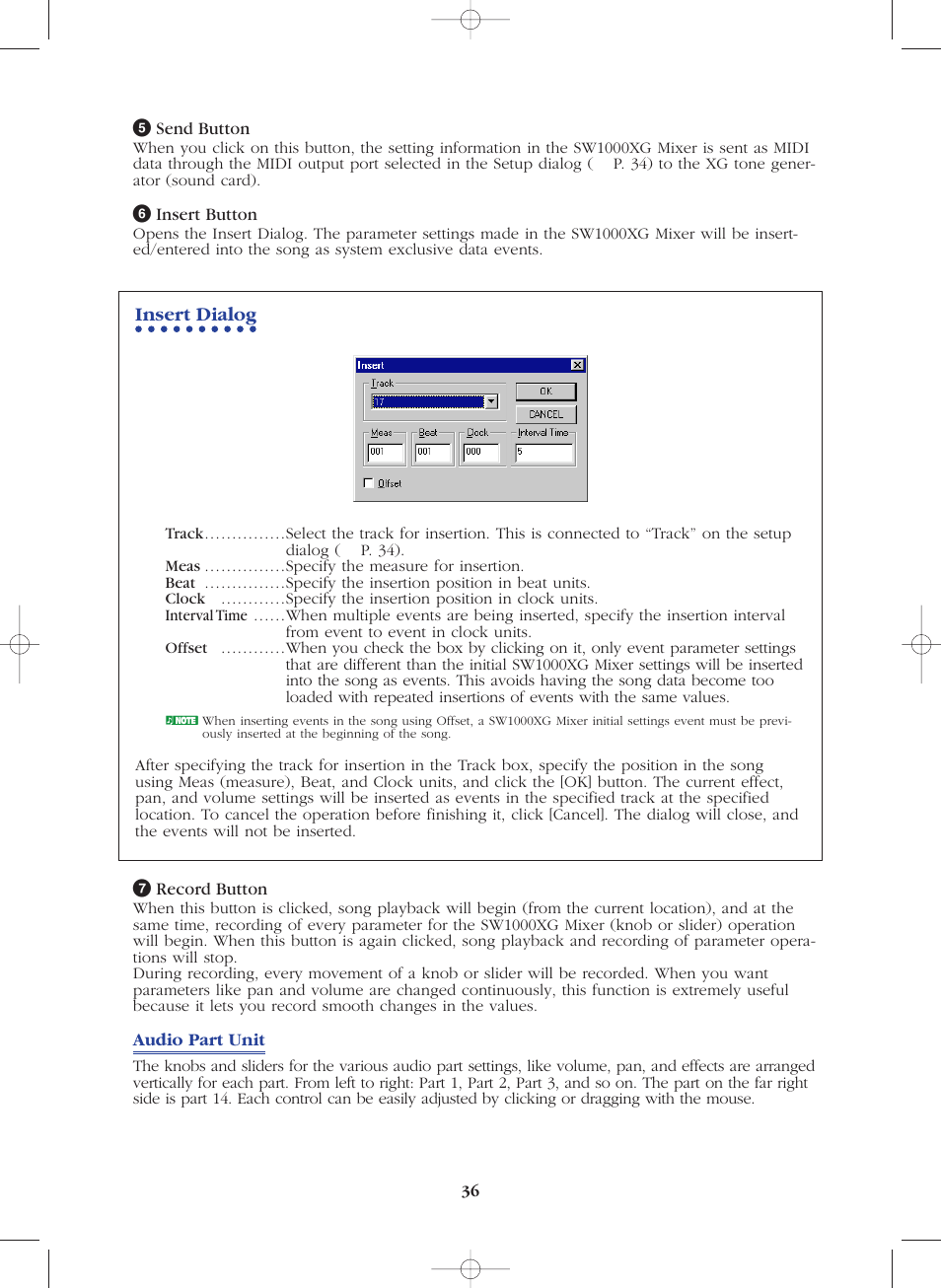 Yamaha SW1000XG-E User Manual | Page 36 / 48