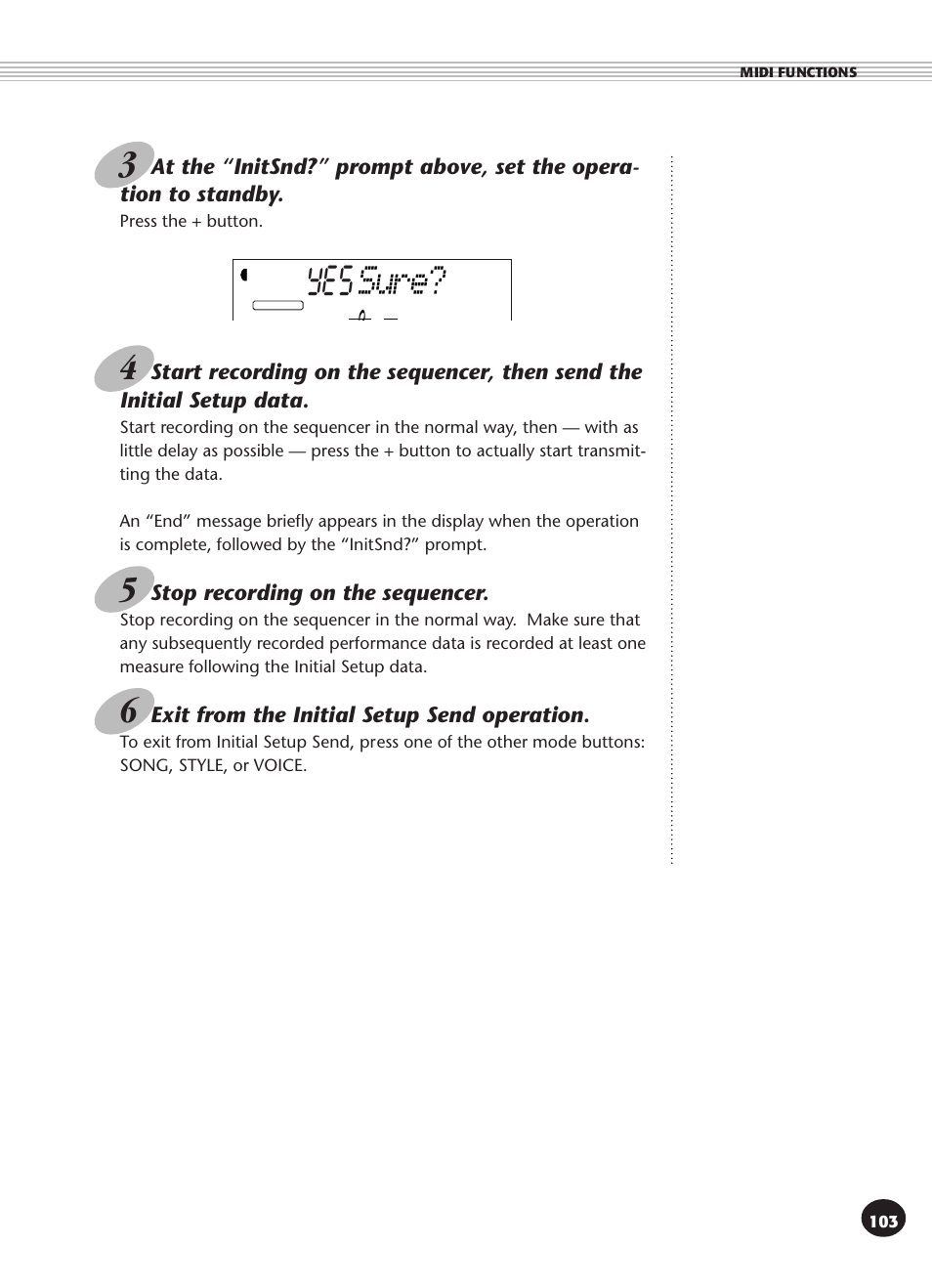 Sure | Yamaha PSR-270 User Manual | Page 103 / 120