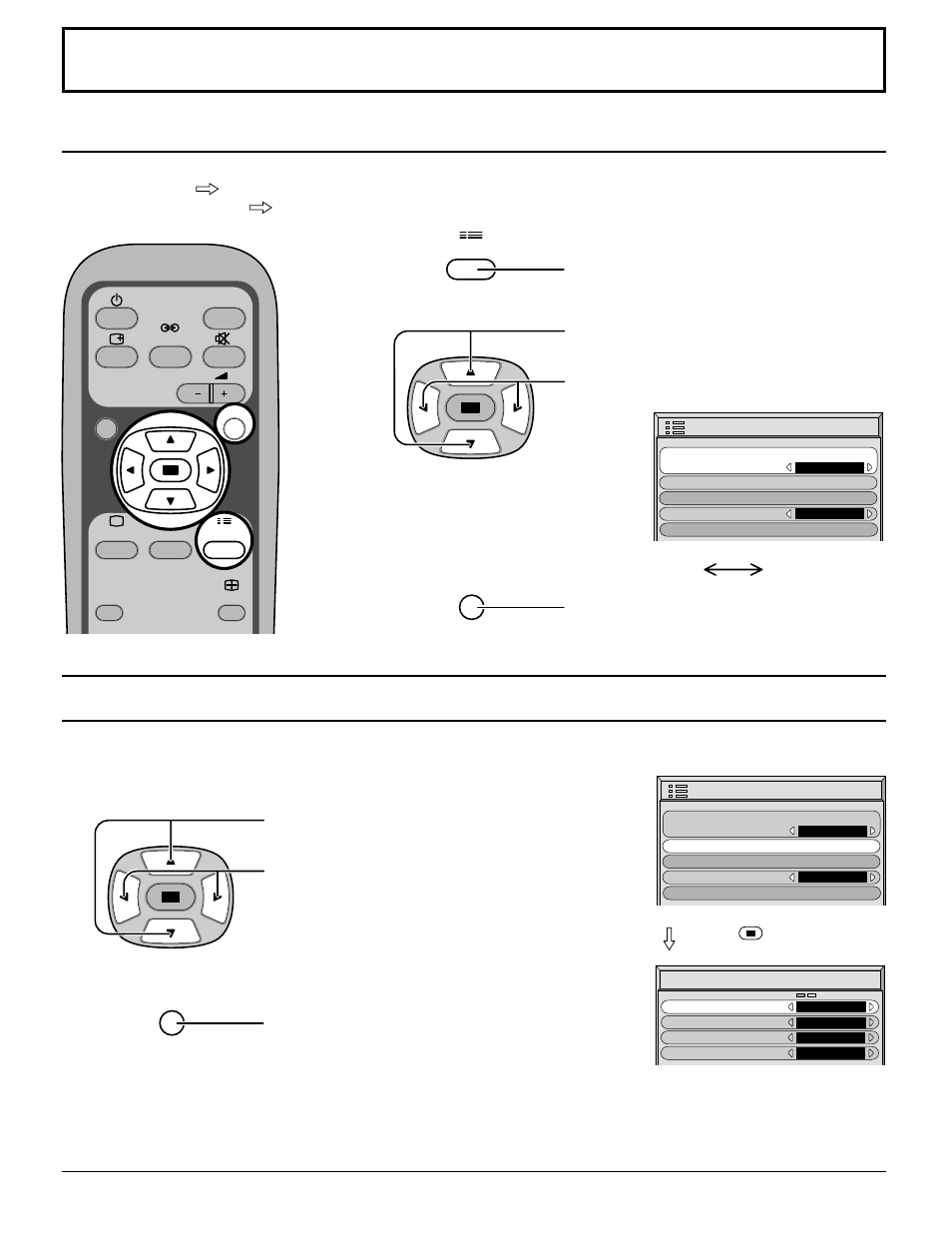 Set up for input signals, Component/rgb in select, 3d y/c filter – for ntsc video images | Yamaha PDM-1 User Manual | Page 34 / 40