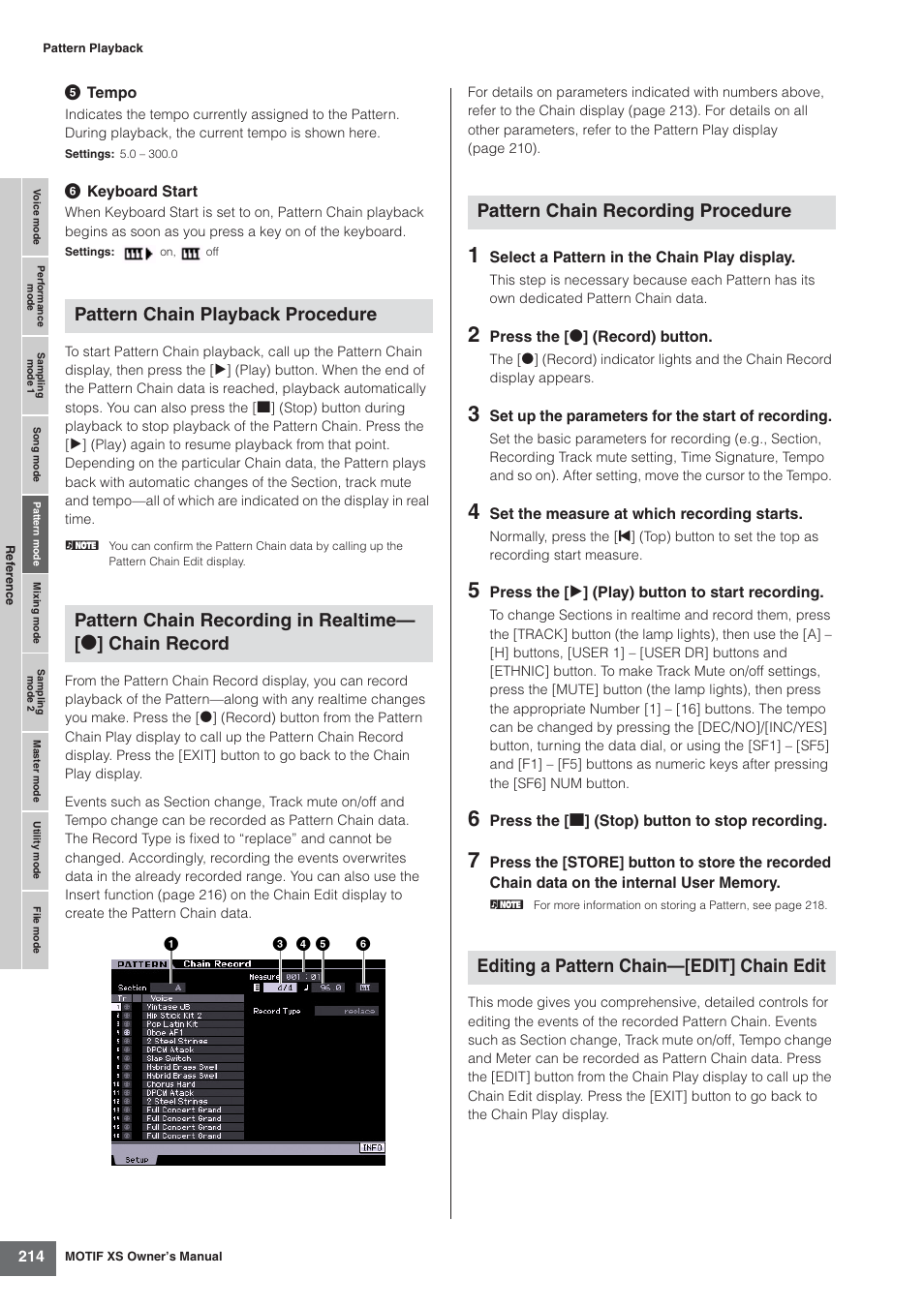 Yamaha MOTIF XS7  EN User Manual | Page 214 / 320