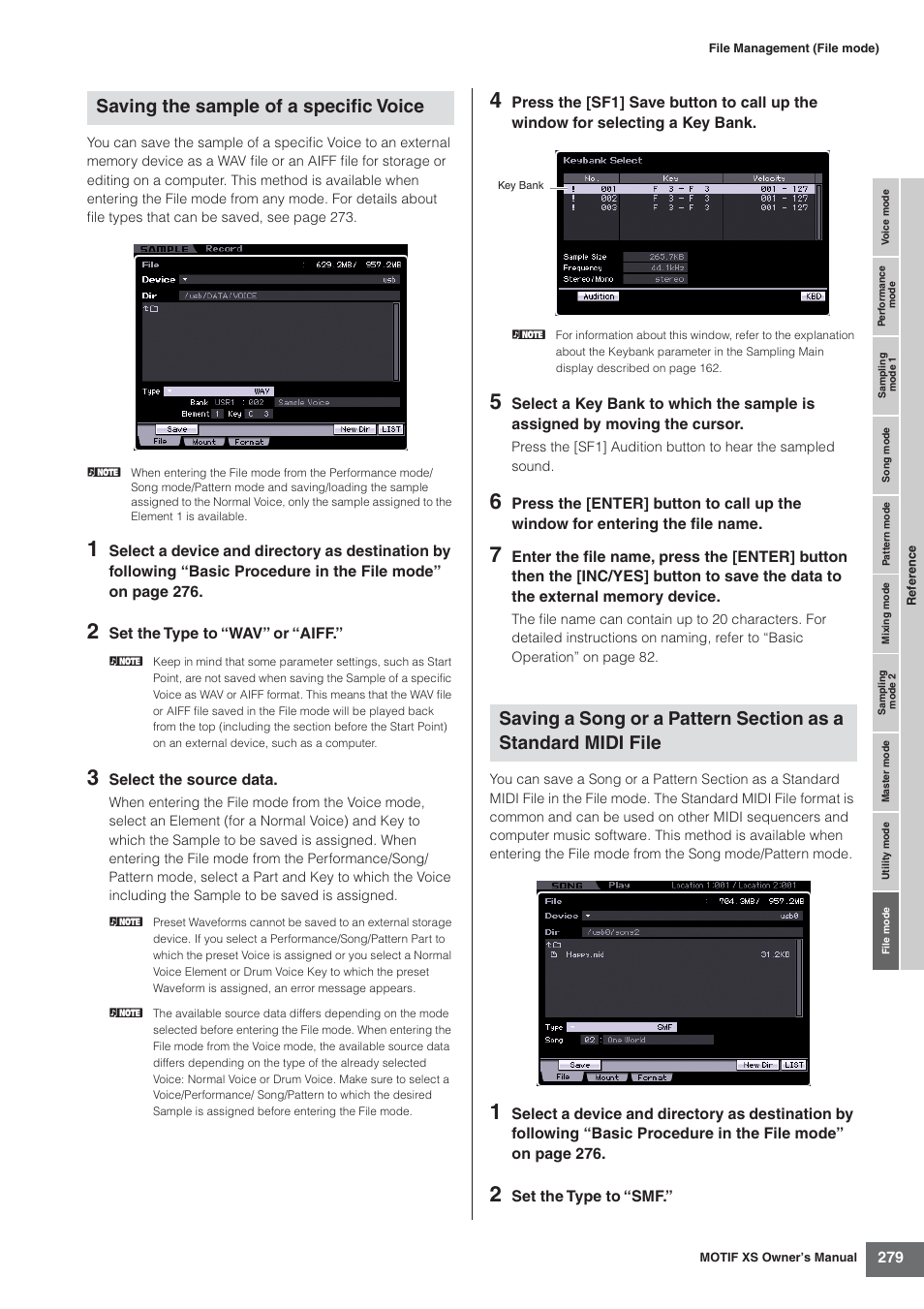 Yamaha MOTIF XS7  EN User Manual | Page 279 / 320