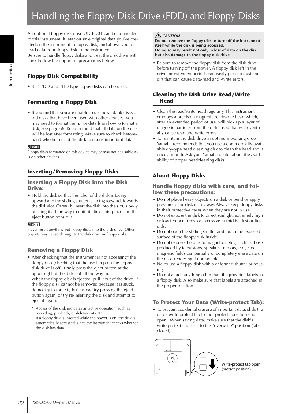 Yamaha PORTATONE PSR-OR700 User Manual | Page 22 / 196