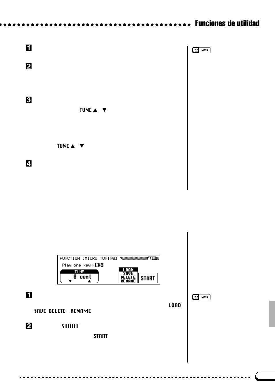 Funciones de utilidad | Yamaha CVP-69A FR User Manual | Page 108 / 163