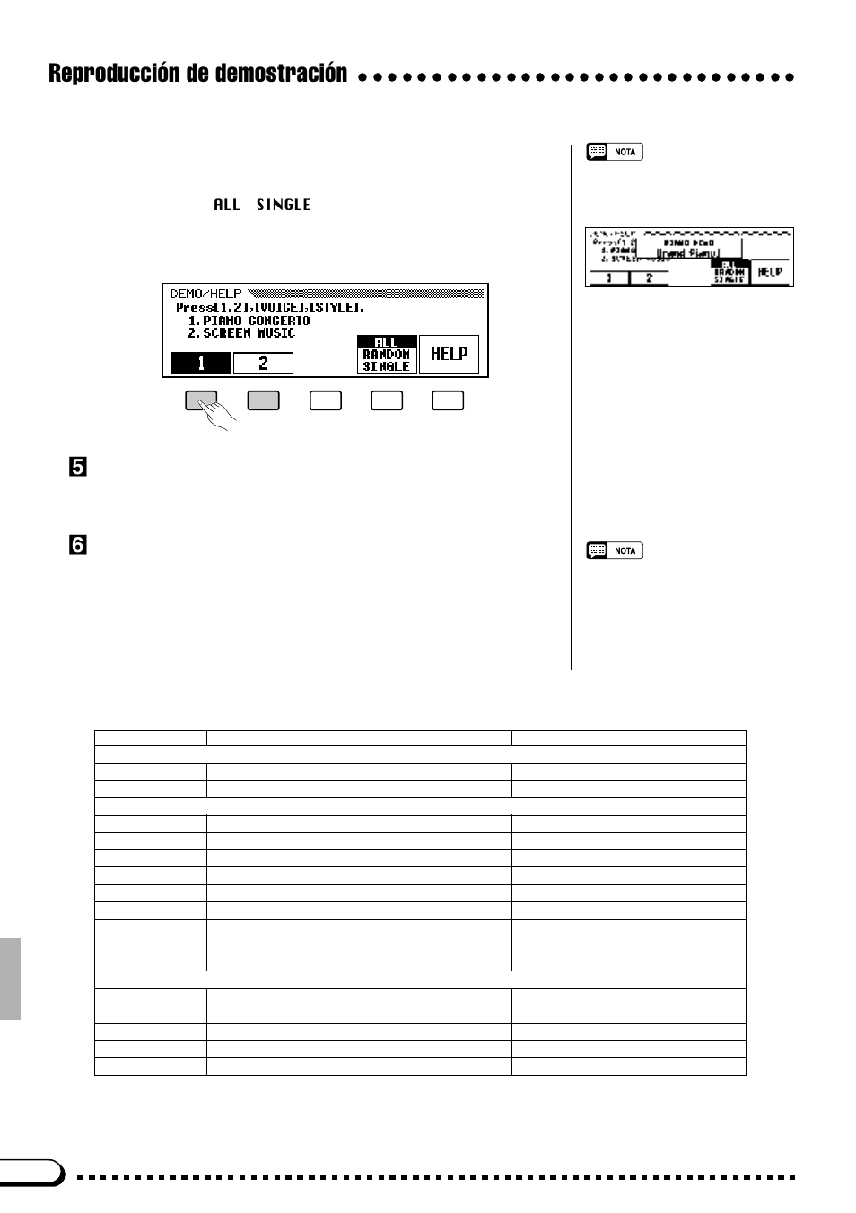 Reproducción de demostración, Ajuste el volumen, Detenga la reproducción | Las canciones de demostración | Yamaha CVP-69A FR User Manual | Page 17 / 163