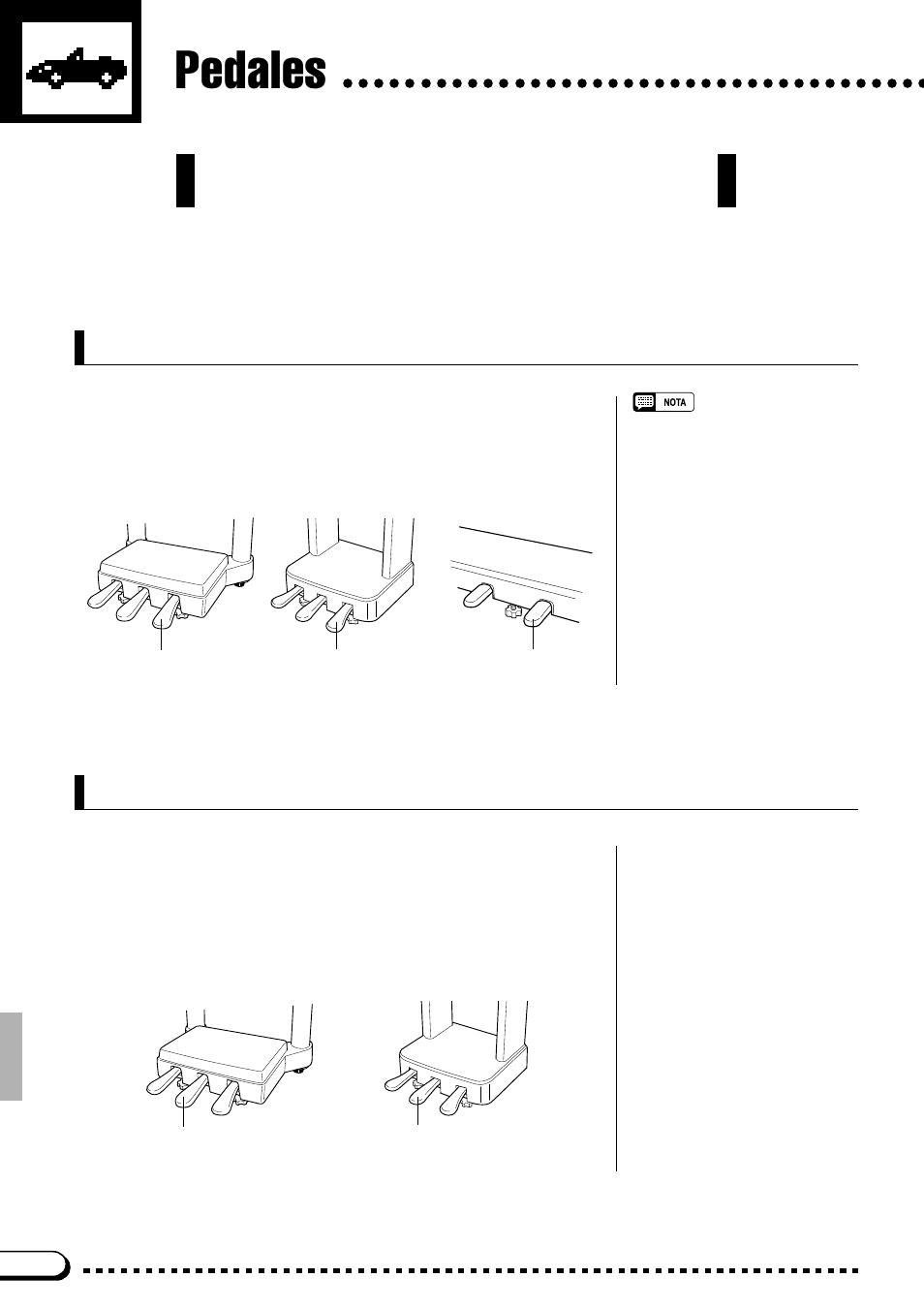 Pedales, Pedal derecho (apagador) | Yamaha CVP-69A FR User Manual | Page 29 / 163