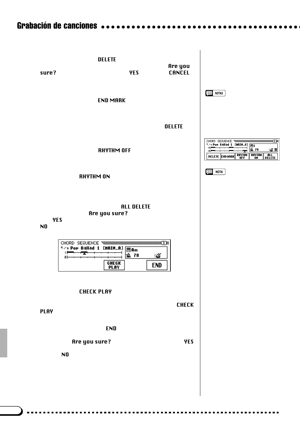 Grabación de canciones | Yamaha CVP-69A FR User Manual | Page 85 / 163