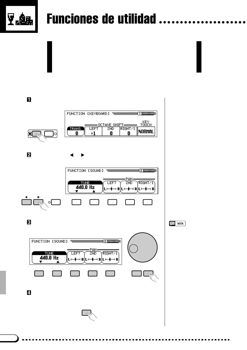 Funciones de utilidad | Yamaha CVP-69A FR User Manual | Page 93 / 163