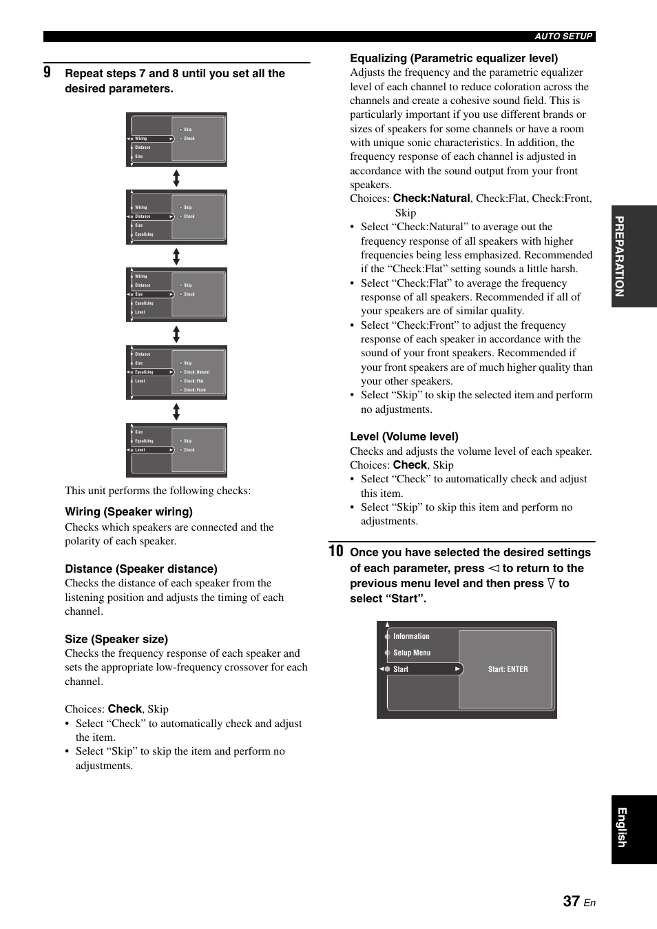 English pre p ara t ion | Yamaha RX-V2700 User Manual | Page 39 / 164