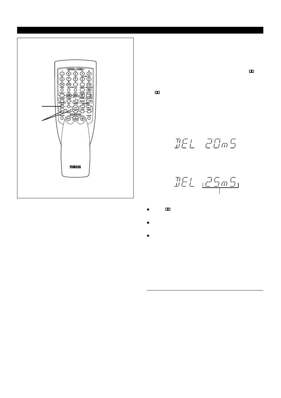 Adjusting delay time, E-40 using sound field processor, Control range | Adjustable | Yamaha EMX-220VCD User Manual | Page 48 / 58