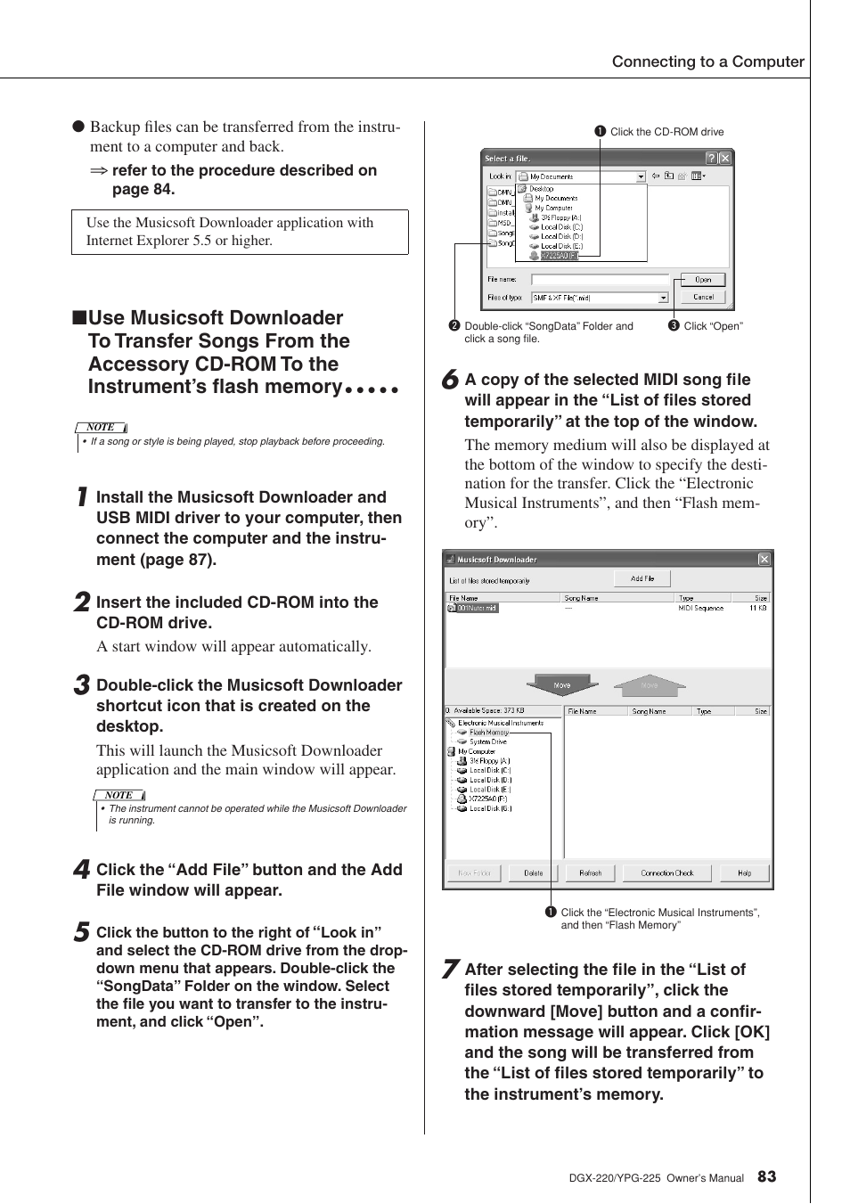 Yamaha PORTABLEGRAND YPG-225 User Manual | Page 83 / 118