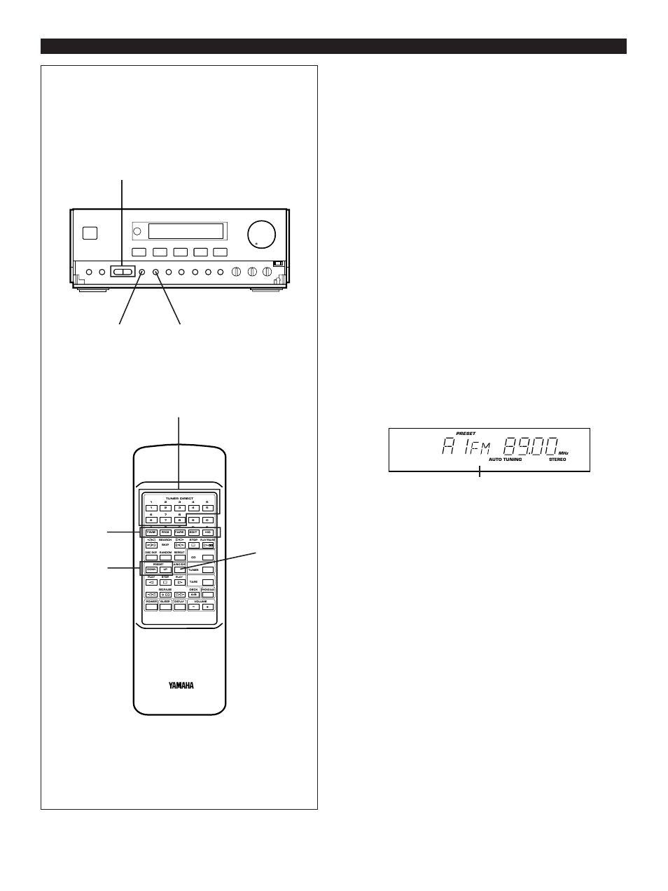 Preset tuning, 23 tuning operation, For easier operation | Receiver | Yamaha CC-70W User Manual | Page 25 / 51