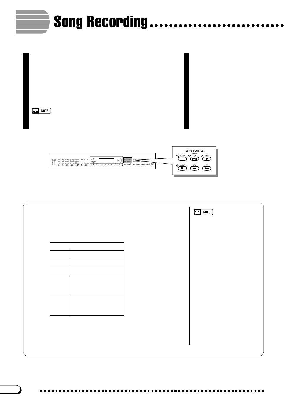 Song recording | Yamaha CVP-103M  EN User Manual | Page 110 / 178