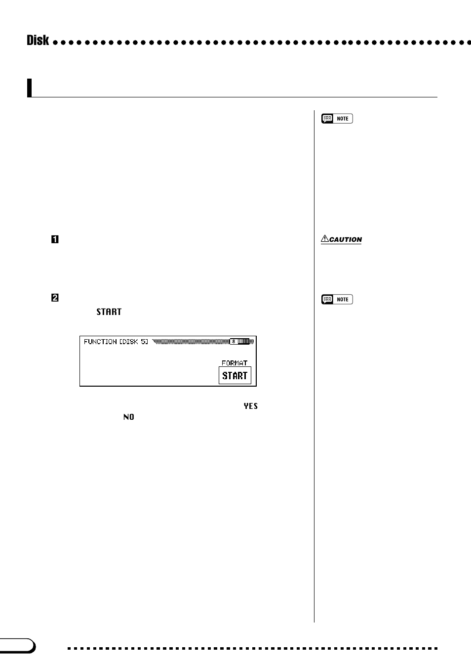 Function [disk 5] display — page 8, Disk, Disk format | Yamaha CVP-103M  EN User Manual | Page 146 / 178