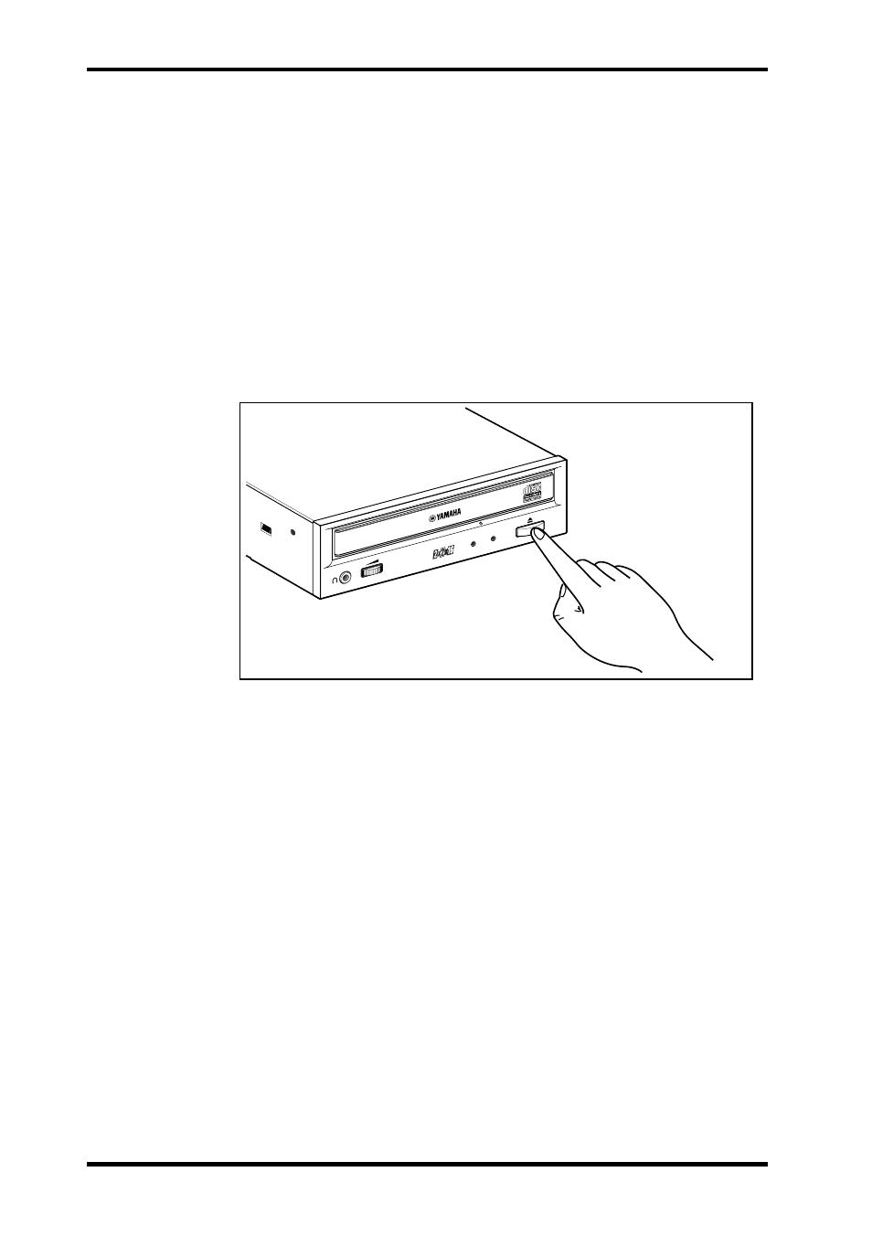 Ejecting the disc, Chapter 3 - operation | Yamaha CRW2216E-NB User Manual | Page 20 / 25