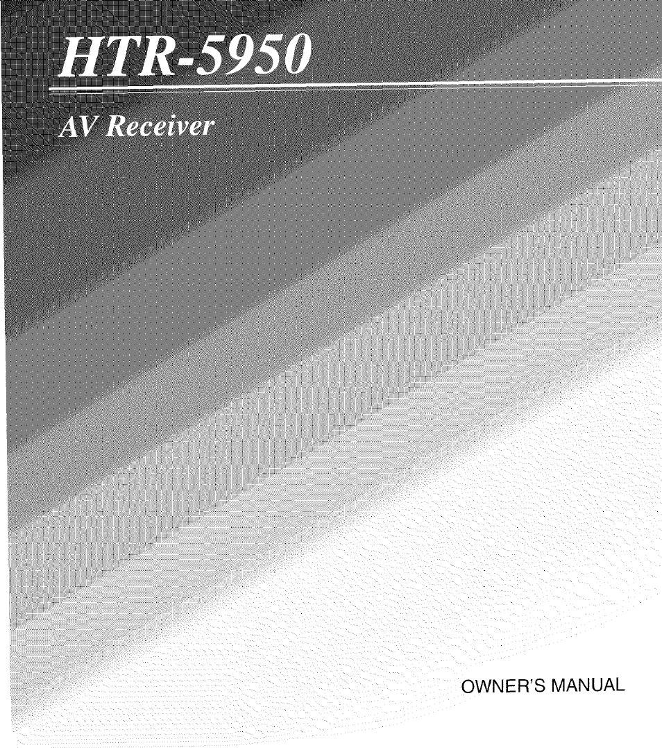 Yamaha HTR-5950 User Manual | 116 pages