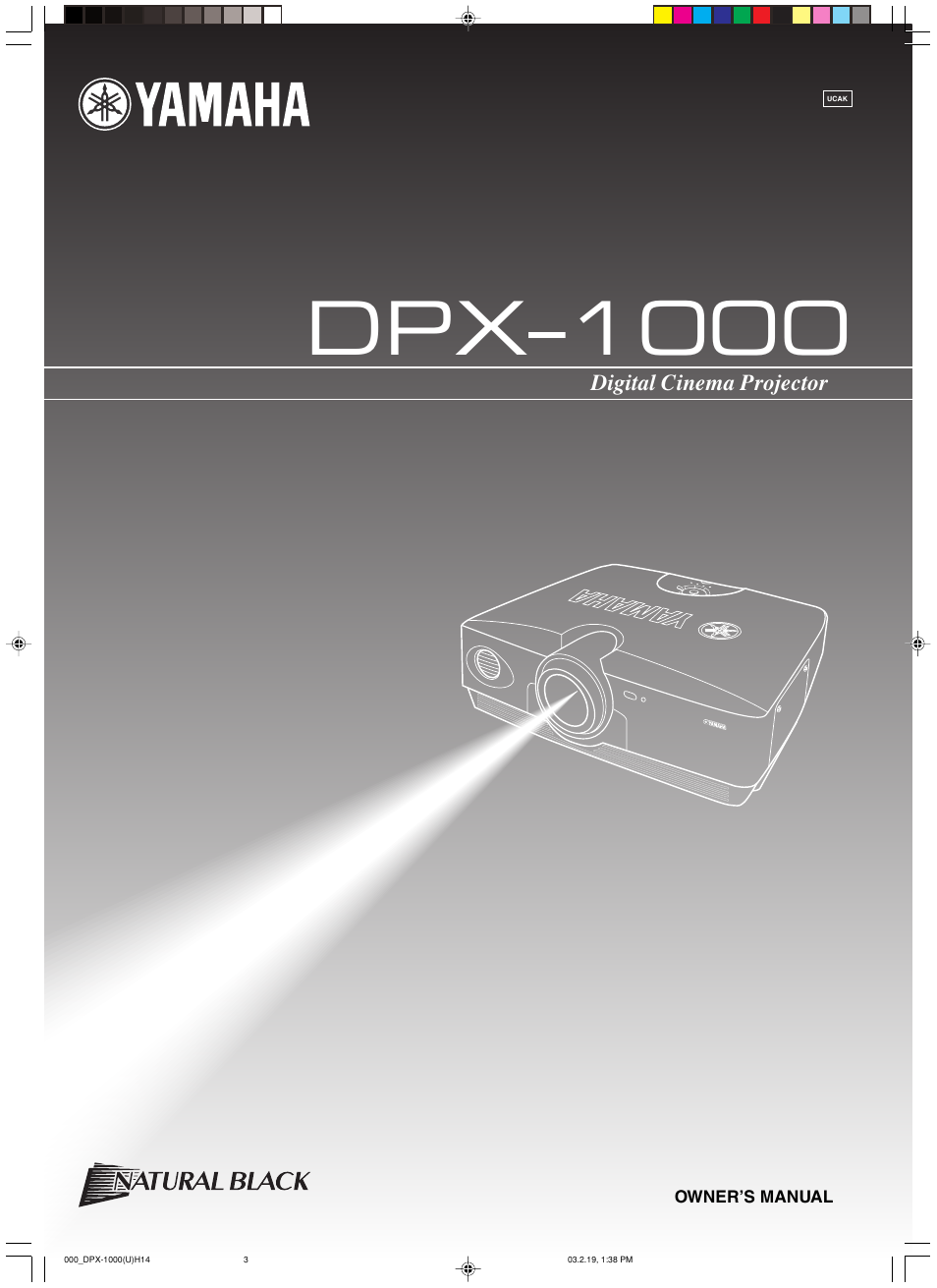 Yamaha DPX-1000 User Manual | 45 pages