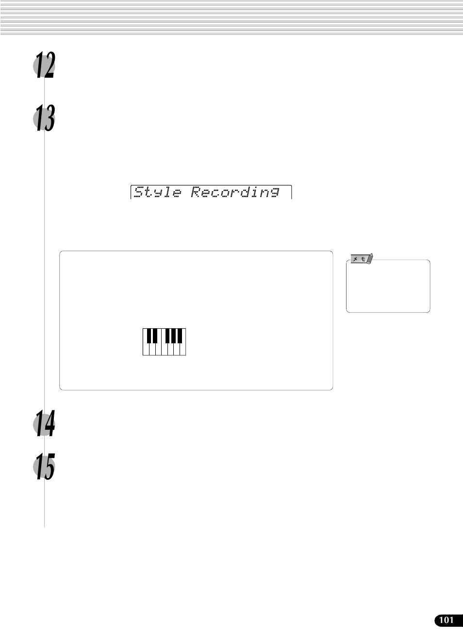 Yamaha Portatone PSR-540 User Manual | Page 101 / 160