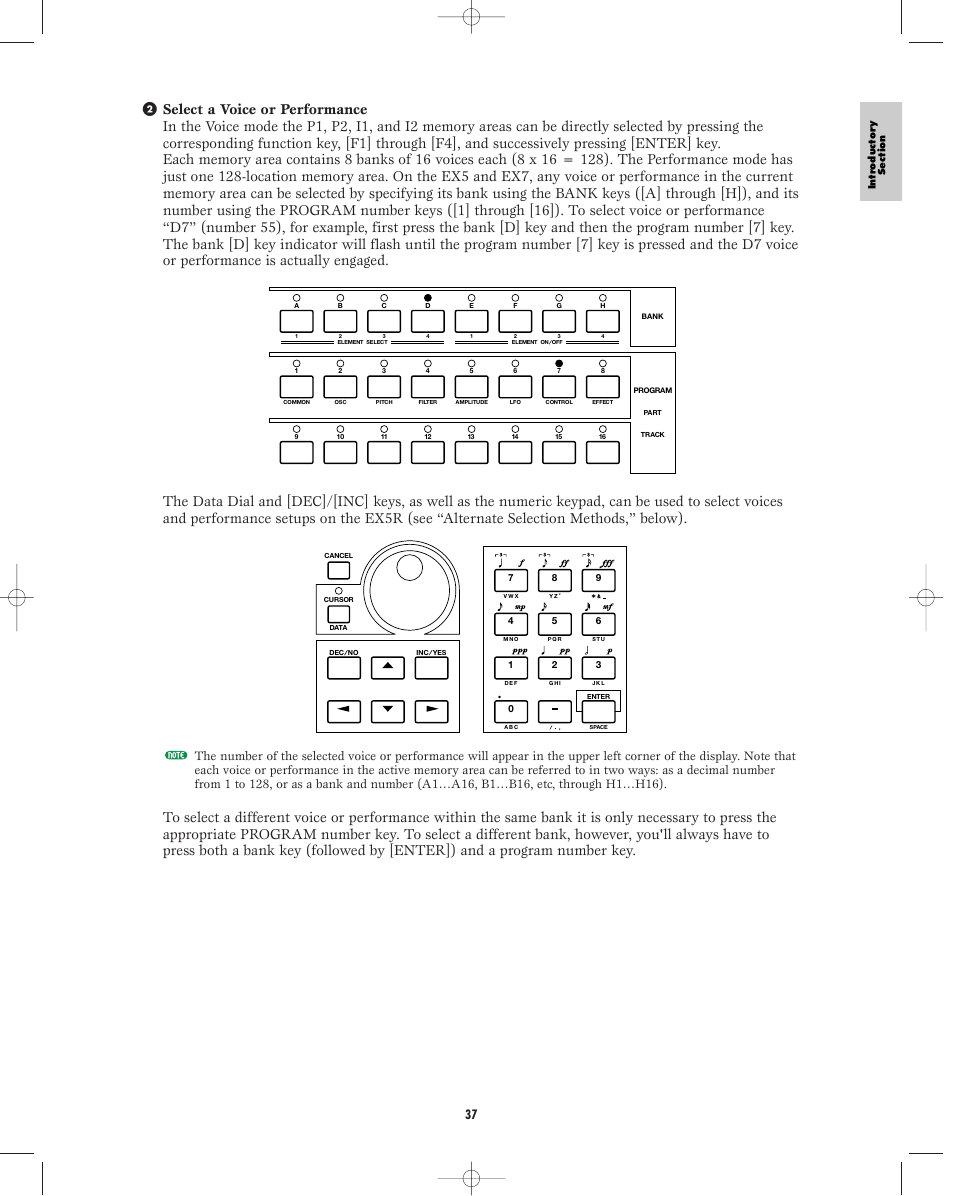 Yamaha EX5R User Manual | Page 37 / 304