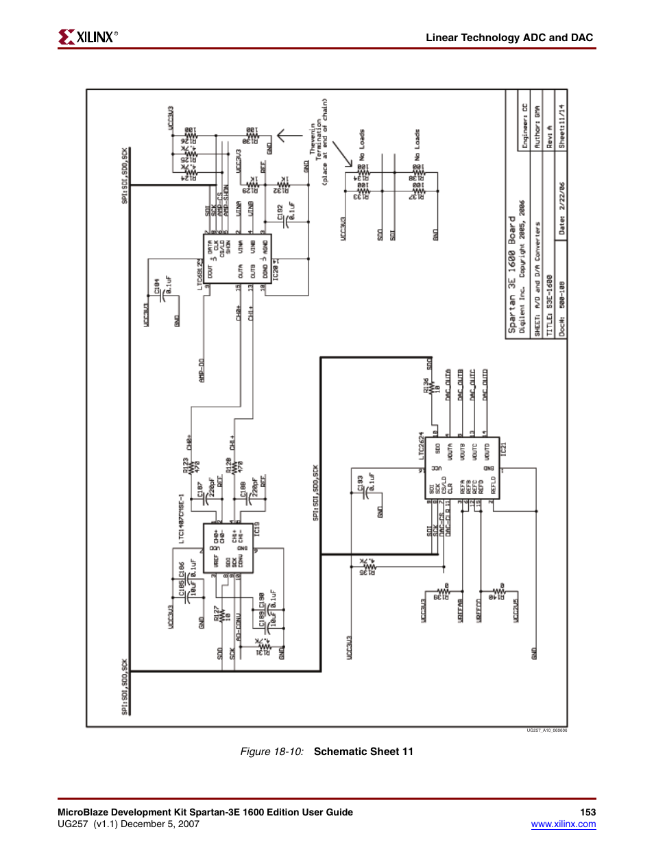 Xilinx MIcroblaze Development Spartan-3E 1600E User Manual | Page 155 / 168