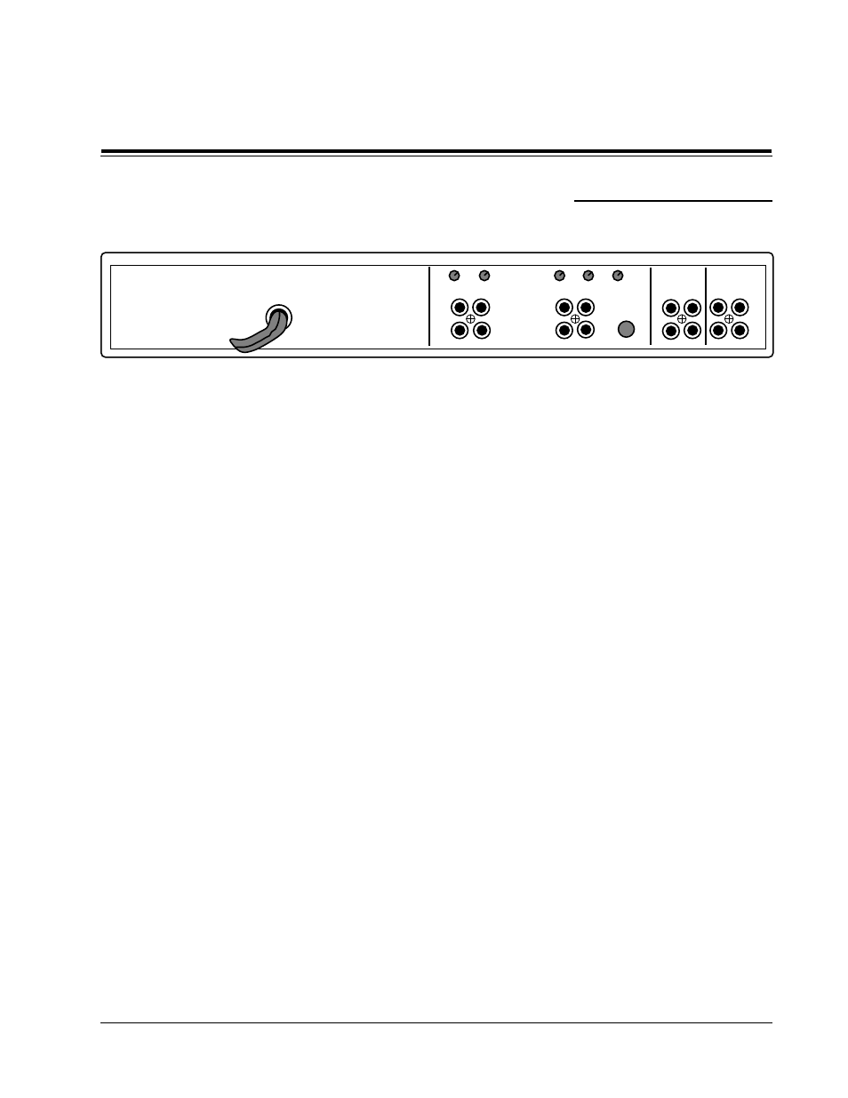 The rear panel, Controls and indicators, Rear and side outputs | Main, center and subwoofer outputs, Center/out phantom/in, Tape out/in, Inputs | Lexicon CP-1 User Manual | Page 7 / 58