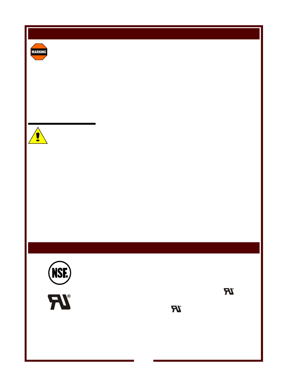 Precautions and general information, Agency listing information | Wells B-406 User Manual | Page 6 / 16