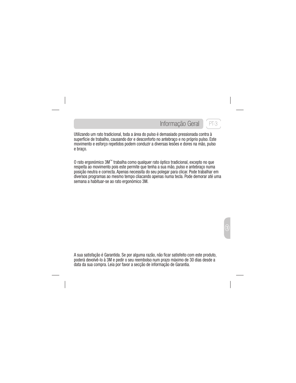 Informação geral | 3M EM 550GPS User Manual | Page 87 / 98