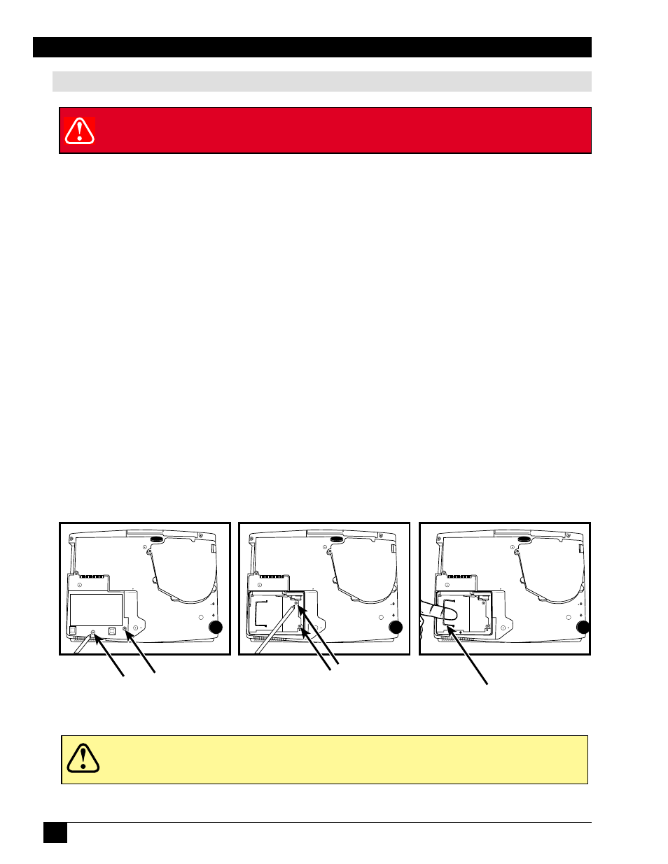 Replacing the lamp, Warning, Caution | 3M MP8746 User Manual | Page 26 / 44