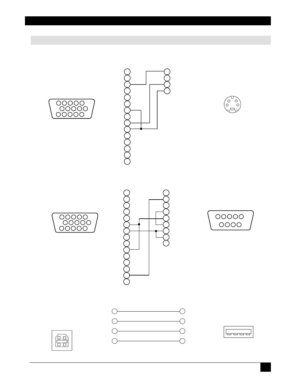 Technical appendix, Serial mouse, Usb mouse | 3M MP8746 User Manual | Page 35 / 44