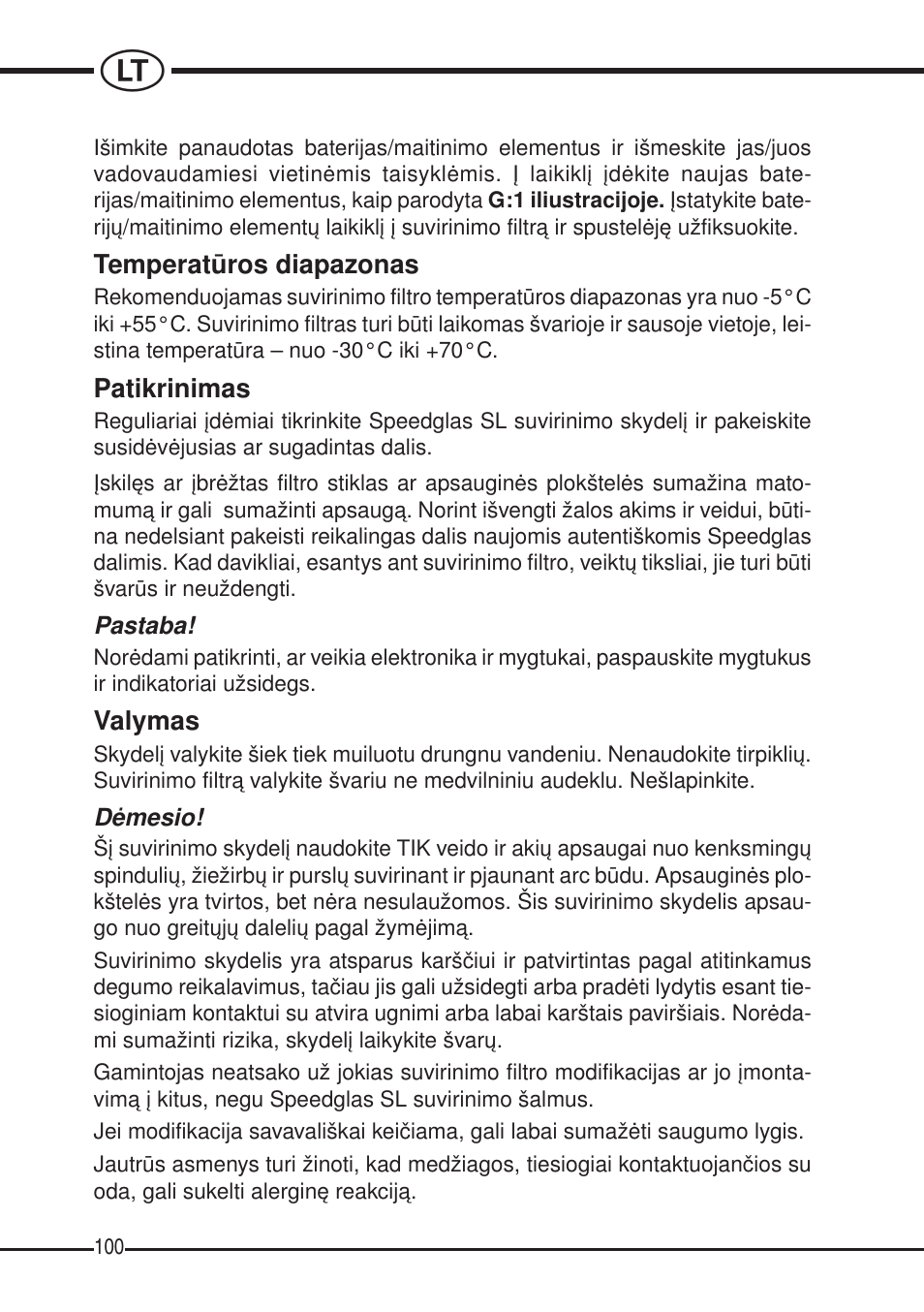 3M SPEEDGLAS SL User Manual | Page 100 / 187