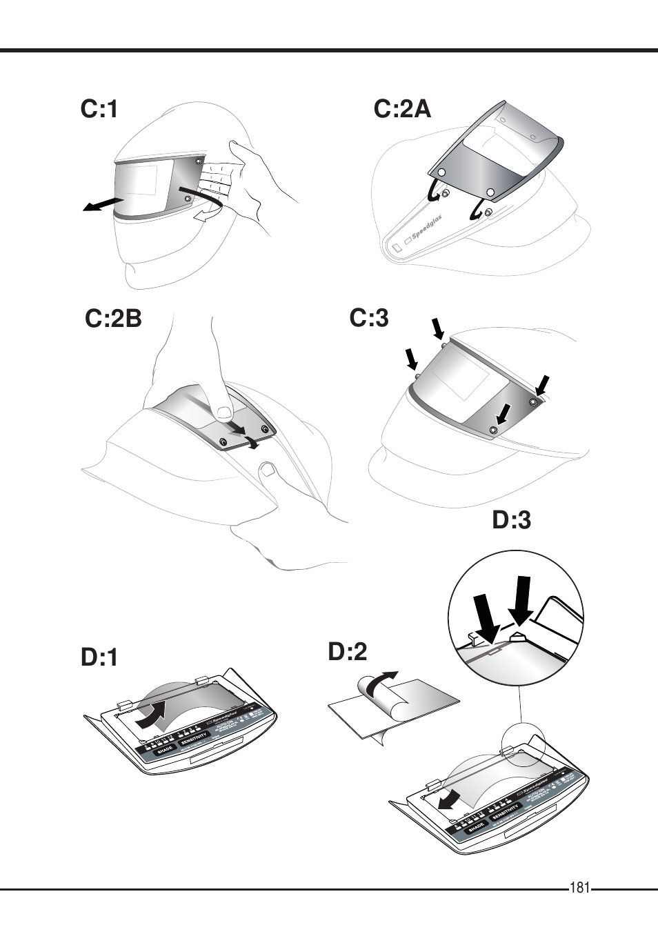 3M SPEEDGLAS SL User Manual | Page 181 / 187