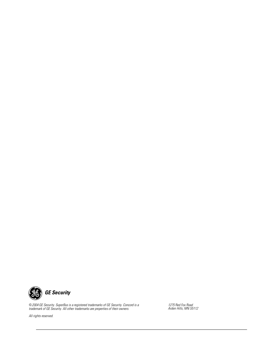 GE SECURITY Concord User Manual | Page 8 / 68