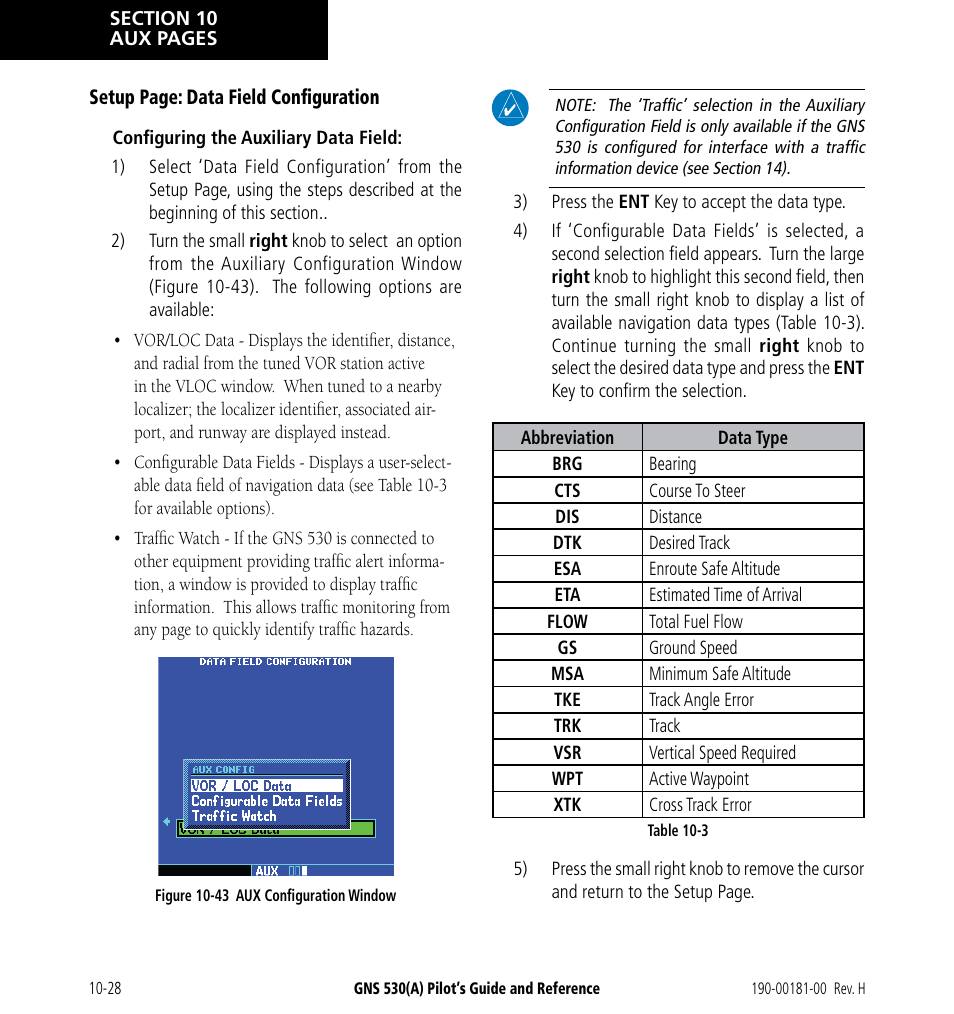 Garmin GNS 530 User Manual | Page 188 / 288