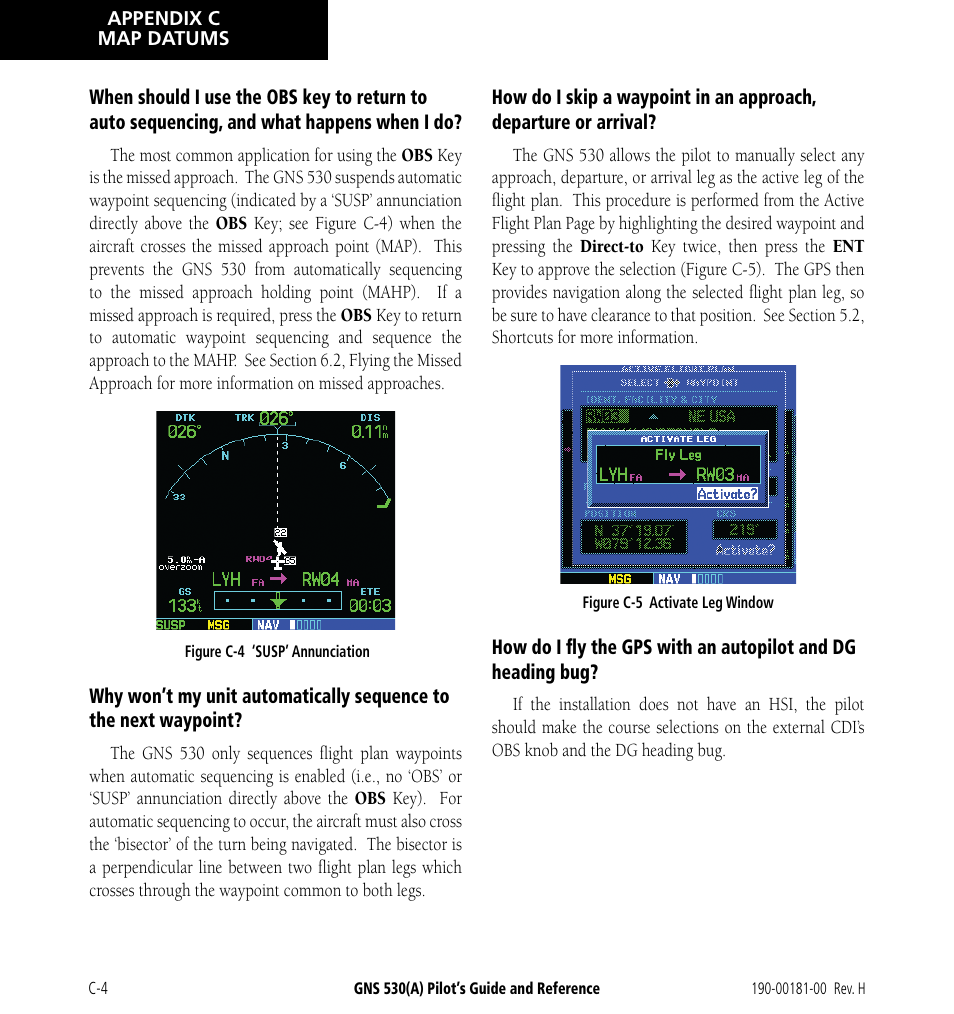 Garmin GNS 530 User Manual | Page 278 / 288