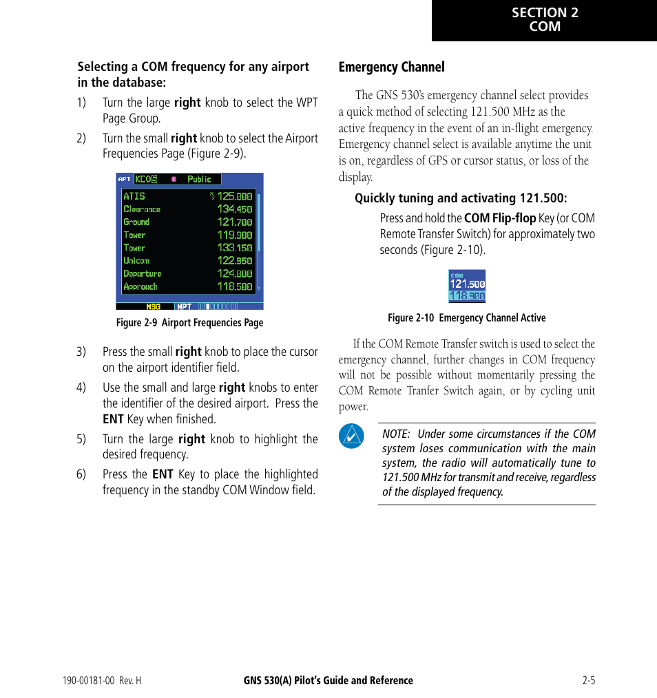 Garmin GNS 530 User Manual | Page 35 / 288