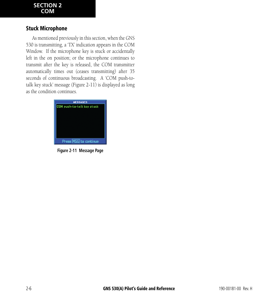 Garmin GNS 530 User Manual | Page 36 / 288